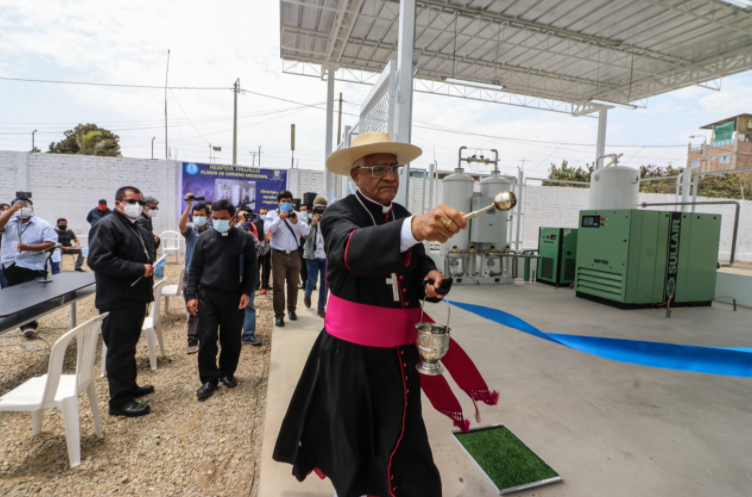 Planta de oxígeno de “Respira Trujillo” fue instalada en Moche