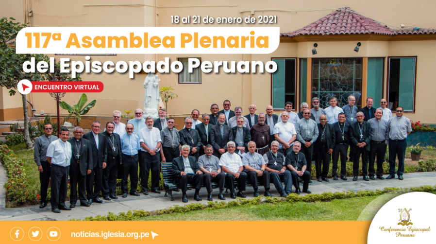 Hoy inició la 117°Asamblea Plenaria Virtual del Episcopado Peruano