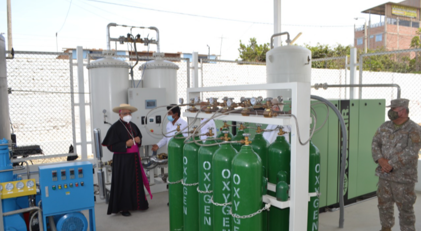 Planta de Oxígeno de Respira Trujillo recibe licencia de funcionamiento e inicia producción