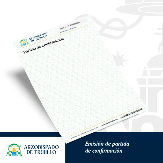 Emisión digital de constancia de Confirmación